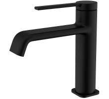 Смеситель для раковины AQUAme Asti AQM6410MB Черный матовый