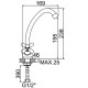 Смеситель для кухни Accoona H72 A4672 Хром