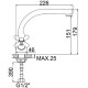 Смеситель для кухни Accoona H72 A4472 Хром