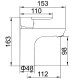 Смеситель для раковины Accoona H08 A9008 Хром