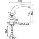 Смеситель для раковины Accoona H70 A9670 Хром