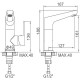 Смеситель для раковины Accoona H115 A96115 Хром