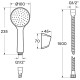 Смеситель для ванны Santek Венга WH5A10003C001 Хром