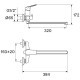 Смеситель для ванны Santek Кант WH5A12002C001 универсальный Хром