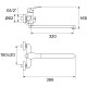 Смеситель для ванны Santek Форт WH5A12004C001 универсальный Хром