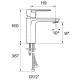 Смеситель для раковины Santek Арма WH5A02007N001 Черный матовый