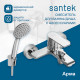 Смеситель для ванны Santek Арма WH5A10007C001 Хром