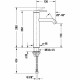 Смеситель для раковины Duravit C.1 C11030002010 Хром