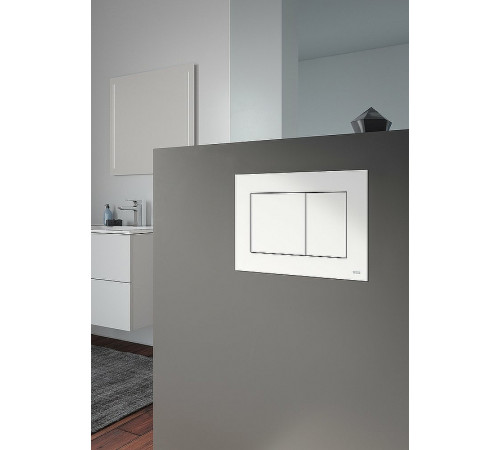 Комплект унитаза BelBagno Amanda BB051CHR+BB051SC с инсталляцией Tece Base 9400413 с сиденьем Микролифт и Белой клавишей смыва