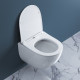 Комплект унитаза с инсталляцией BelBagno Amanda BB051CHR/BB051SC/BB002-80/BB014-SR-BIANCO с сиденьем Микролифт и Белой клавишей смыва