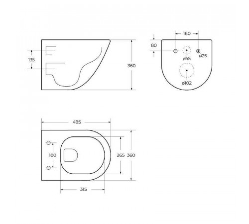 Комплект унитаза с инсталляцией BelBagno Amanda BB051CHR/BB051SC/BB002-80/BB005-PR-CHROME с сиденьем Микролифт и клавишей смыва Хром глянцевый