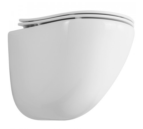 Комплект унитаза с инсталляцией BelBagno Amanda BB051CHR/BB051SC/BB002-80/BB014-SR-BIANCO с сиденьем Микролифт и Белой клавишей смыва