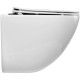 Комплект унитаза с инсталляцией BelBagno Amanda BB051CHR/BB051SC/BB002-80/BB005-PR-CHROME с сиденьем Микролифт и клавишей смыва Хром глянцевый