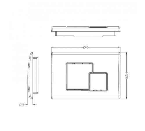 Комплект унитаза BelBagno Amanda BB051CHR+BB051SC с сиденьем Микролифт и инсталляцией WeltWasser WW Marberg 507 10000005949+10000005953 с клавишей смыва Хром глянцевый