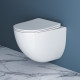 Комплект унитаза с инсталляцией BelBagno Amanda BB051CHR/BB051SC/BB002-80/BB014-SR-BIANCO с сиденьем Микролифт и Белой клавишей смыва