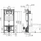 Комплект унитаза BelBagno Amanda BB051CHR+BB051SC с инсталляцией Alcaplast Sadromodul AM101/1120-3:1 RU M71-0001 с сиденьем Микролифт и клавишей смыва Хром