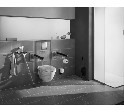 Комплект унитаза BelBagno Amanda BB051CHR+BB051SC с инсталляцией Grohe Rapid SL 38775001 с сиденьем Микролифт и клавишей смыва Хром