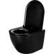 Комплект унитаза WellWant Aura WWU01122B с инсталляцией Cersanit Black 35 S-IN-BLACK-Cg-w с сиденьем Микролифт и клавишей смыва Хром