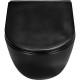 Комплект унитаза WellWant Aura WWU01122B с инсталляцией Cersanit Black 35 S-IN-BLACK-Cg-w с сиденьем Микролифт и клавишей смыва Хром