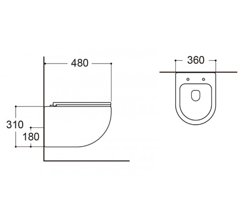 Комплект унитаза WellWant Aura WWU01122W с инсталляцией Grohe Rapid SL 38811KF0 с сиденьем Микролифт и Черной матовой клавишей смыва