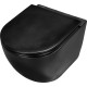 Комплект унитаза WellWant Aura WWU01122B с инсталляцией Cersanit Black 35 S-IN-BLACK-Cg-w с сиденьем Микролифт и клавишей смыва Хром