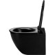 Комплект унитаза WellWant Aura WWU01122B с инсталляцией Cersanit Black 35 S-IN-BLACK-Cg-w с сиденьем Микролифт и клавишей смыва Хром