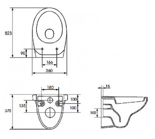 Комплект унитаза Cersanit Delfi TPL S-MZ-DELFI-PL с инсталляцией Tece Base 9400413 с сиденьем Микролифт и Белой клавишей смыва