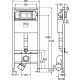 Комплект унитаза Cersanit Delfi TPL S-MZ-DELFI-PL с инсталляцией Viega Prevista Dry 8524.14 792596 с сиденьем Микролифт и клавишей смыва Хром