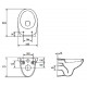 Комплект унитаза Cersanit Delfi TPL S-MZ-DELFI-PL с инсталляцией Grohe Rapid SL 38772001 с сиденьем Микролифт и клавишей смыва Хром