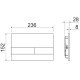 Комплект унитаза с инсталляцией Ceramicanova Metric CN3007_1002M_1000 с сиденьем Микролифт и клавишей смыва Хром матовый