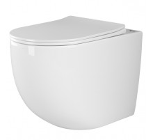 Унитаз Ceramicanova Mia Rimless CN1810 приставной с сиденьем Микролифт