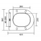 Комплект унитаза BelBagno Uno BB3105CHR/SC с инсталляцией Alcaplast Sadromodul AM101/1120-3:1 RU M71-0001 с сиденьем Микролифт и клавишей смыва Хром