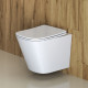 Комплект унитаза с инсталляцией BelBagno Due BB3103CHR/SC/BB002-80/BB018-GV-BIANCO с сиденьем Микролифт и Белой клавишей смыва