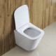 Комплект унитаза с инсталляцией BelBagno Due BB3103CHR/SC/BB002-80/BB018-GV-BIANCO с сиденьем Микролифт и Белой клавишей смыва