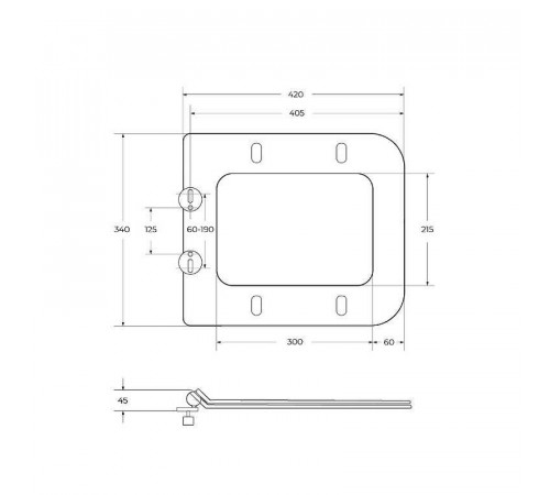 Комплект унитаза с инсталляцией BelBagno Due BB3103CHR/SC/BB002-80/BB014-SR-BIANCO с сиденьем Микролифт и Белой клавишей смыва