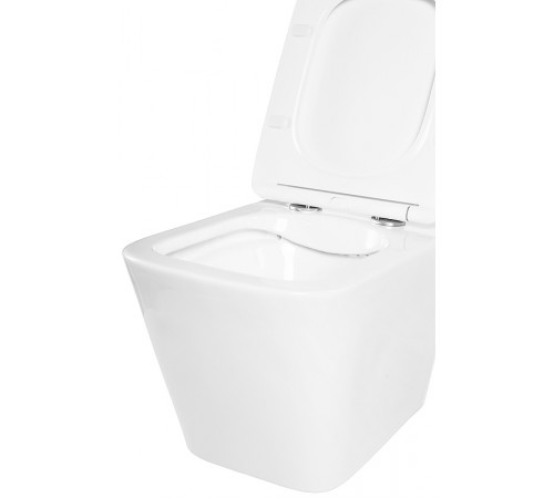 Комплект унитаза с инсталляцией BelBagno Due BB3103CHR/SC/BB002-80/BB014-SR-BIANCO с сиденьем Микролифт и Белой клавишей смыва