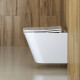 Комплект унитаза с инсталляцией BelBagno Due BB3103CHR/SC/BB002-80/BB018-GV-BIANCO с сиденьем Микролифт и Белой клавишей смыва