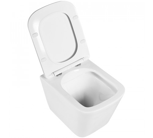 Комплект унитаза с инсталляцией BelBagno Due BB3103CHR/SC/BB002-80/BB018-GV-BIANCO с сиденьем Микролифт и Белой клавишей смыва