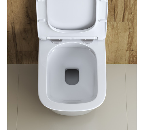 Комплект унитаза с инсталляцией BelBagno Due BB3103CHR/SC/BB002-80/BB018-GV-BIANCO с сиденьем Микролифт и Белой клавишей смыва