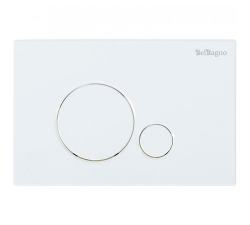 Комплект унитаза с инсталляцией BelBagno Tre BB8001CHR/SC/BB002-80/BB014-SR-BIANCO с сиденьем Микролифт и Белой клавишей смыва