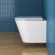 Комплект унитаза с инсталляцией BelBagno Tre BB8001CHR/SC/BB002-80/BB014-SR-BIANCO с сиденьем Микролифт и Белой клавишей смыва