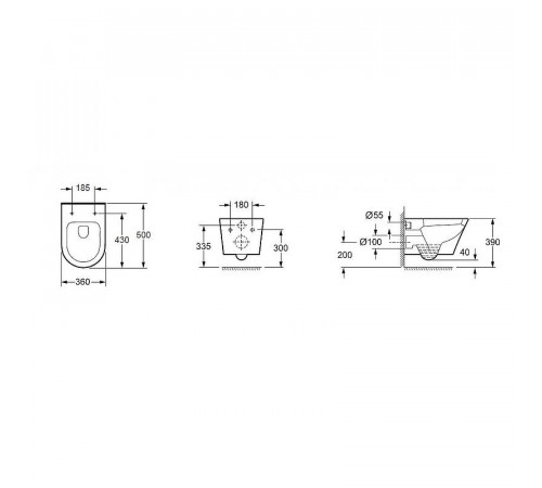 Комплект унитаза с инсталляцией BelBagno Tre BB8001CHR/SC/BB002-80/BB005-PR-CHROME с сиденьем Микролифт и клавишей смыва Хром глянцевый