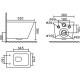 Унитаз BelBagno Ardente-C BB3202CHR-MB подвесной без сиденья