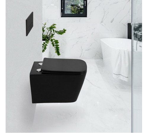 Унитаз BelBagno Ardente-C BB3202CHR-MB подвесной без сиденья