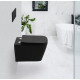 Комплект унитаза с инсталляцией BelBagno Ardente-C BB3202CHR-MB/BB3202SC-MB/BB002-80/BB007-PR-NERO.M с сиденьем Микролифт и Черной матовой клавишей смыва