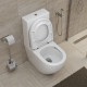 Унитаз компакт BelBagno Sfera-Tor BB2141CP-TOR/BB2141T/BB865SC с бачком и сиденьем Микролифт