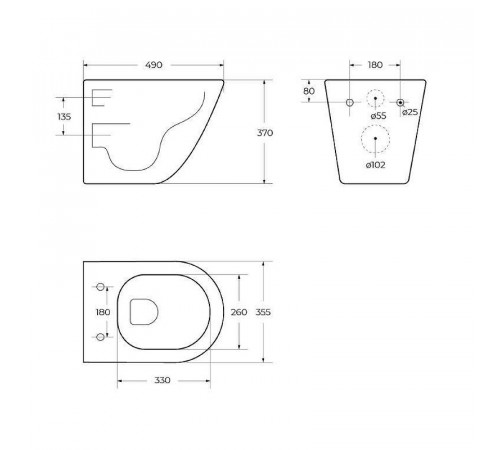 Унитаз BelBagno Sfera-R BB046CHR/BB105SC подвесной с сиденьем Микролифт