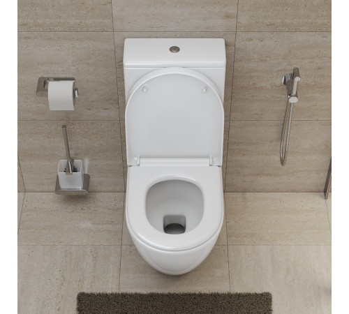 Унитаз компакт BelBagno Sfera-Tor BB2141CP-TOR/BB2141T/BB865SC с бачком и сиденьем Микролифт