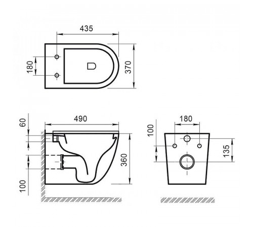 Комплект унитаза с инсталляцией BelBagno Sfera-R BB046CHR/BB2111SC/BB002-80/BB014-SR-BIANCO с сиденьем Микролифт и Белой клавишей смыва