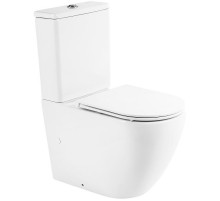 Унитаз компакт BelBagno Sfera-R BB2141CPR без бачка и сиденья